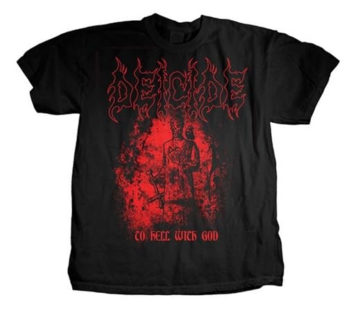 Deicide 'To Hell With God' Official Band Logo Long Sleeve T-Shirt - Men's Black Tee - View #11