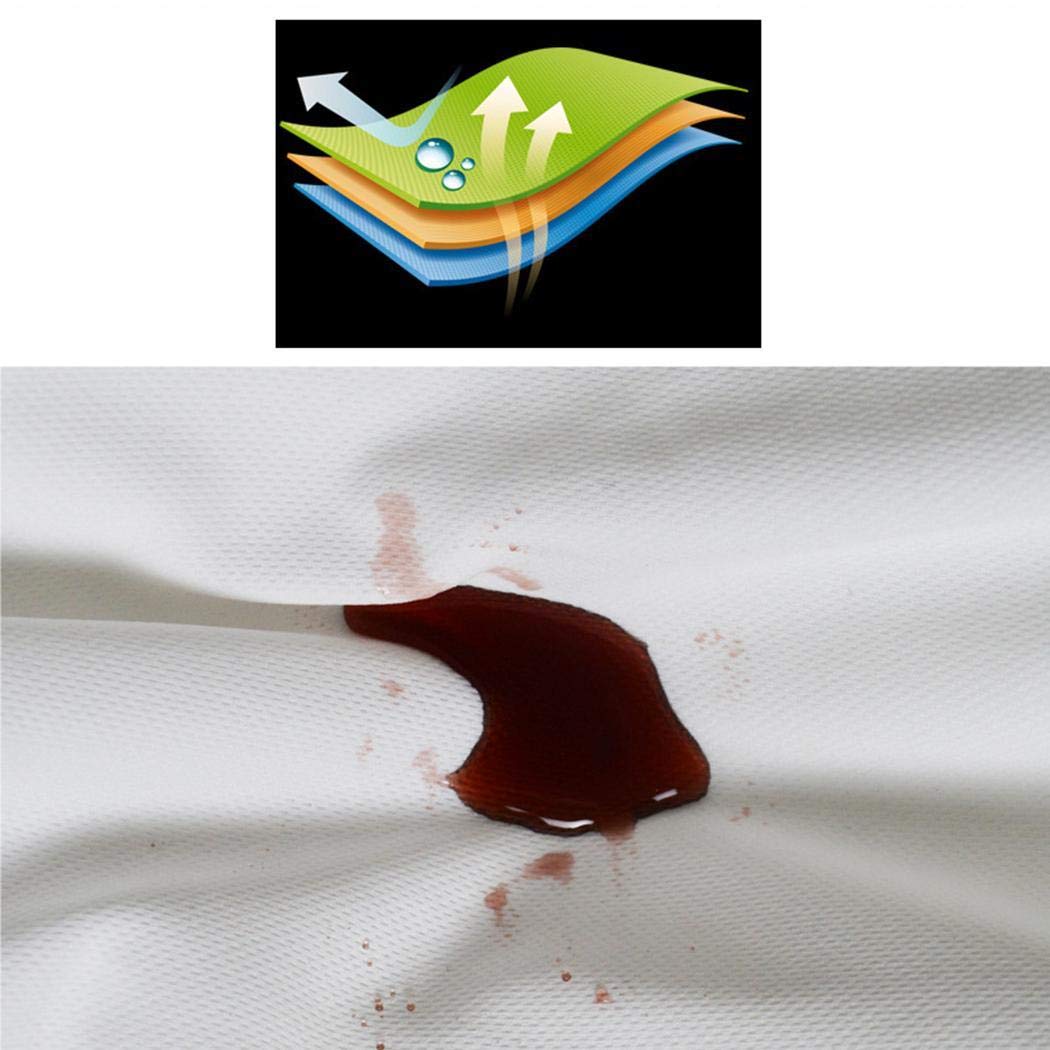 siaodm Men Casual O-Neck Short Sleeve T Shirt, Anti-Dirty Waterproof Antifouling Breathable Quick Dry Solid T-Shirt Black