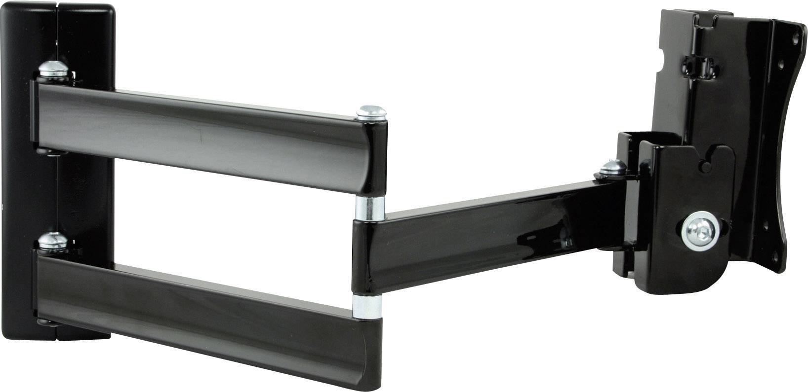 B-Tech BT7513 Flat Screen Wall Mount with Double Arm in Piano Black