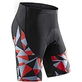 Santic Men's Cycling Shorts Padded Bicycle Riding Pants Bike Biking Clothes Cycle Wear Tights