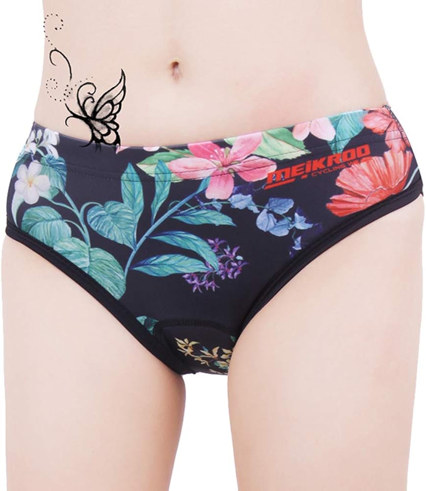 DuShow Women Cycling Underwear 3D Padded Bike Underwear Bicycle Briefs Cycle Undershorts: Clothing
