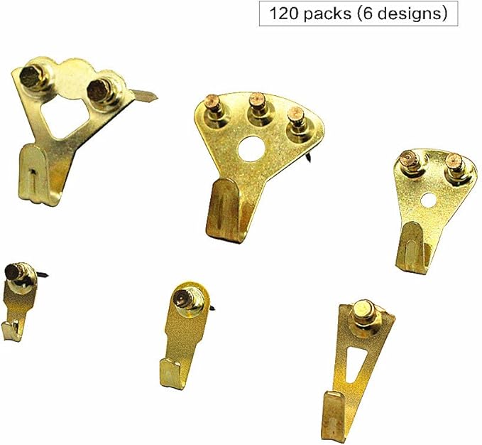 Binen Picture Hangers, 49 Sets Hanger Hooks Professional Picture Frame