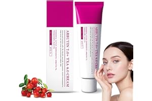 Arbutin Cream, Arbutin 7% + Tranexamic Acid 4% Cream - Lightweight Brightening Moisturizer, with Niacinamide and Glutathione,