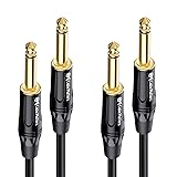 Cable Matters 2-Pack 1/4 Inch TS to TS Electric