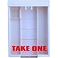 White Snap Shut Brochure Box Brochure Holder Flyer Box Outdoor Realtor Style Info Box Realtor Supplies Real Estate Marketing