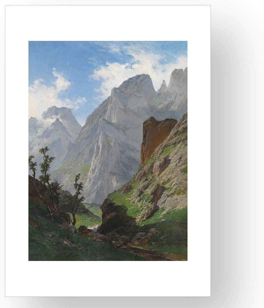 Official Reproduction of the Prado Museum "The Mancorbo Channel in the Peaks of Europe"