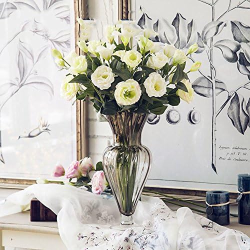 手動フラワーセット全体人工花シミュレーションの花platycodon Grandiflorumフェイク花シルクフラワー装飾macarons花瓶