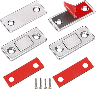 Jiayi Cabinet Magnetic Catch 2 Pack Ultra Thin 3.65mm Adhesive Drawer Magnets