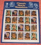 Classic Movie Monsters Collectible Stamp 32 Cent Sheet Scott 3168
