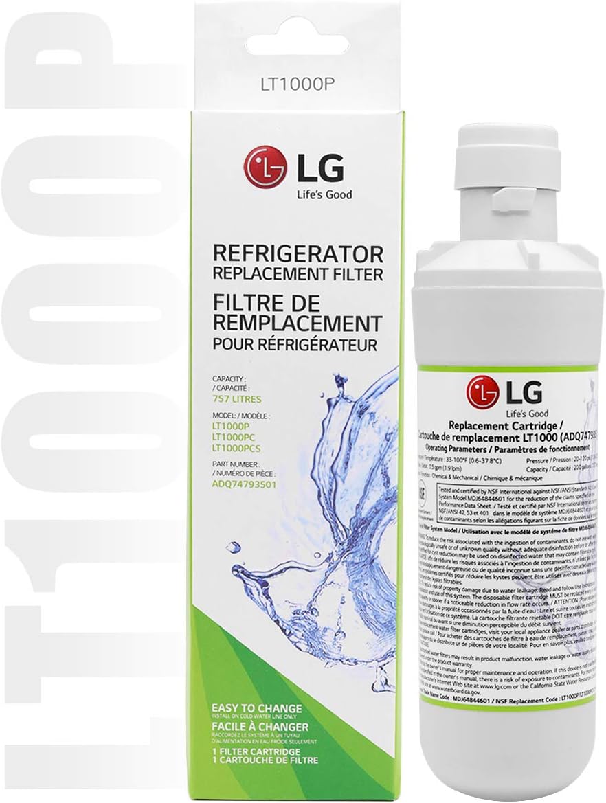 Ricambio Filtro Acqua Frigorifero Waterdrop Per LG® LT1000P - Foto 12