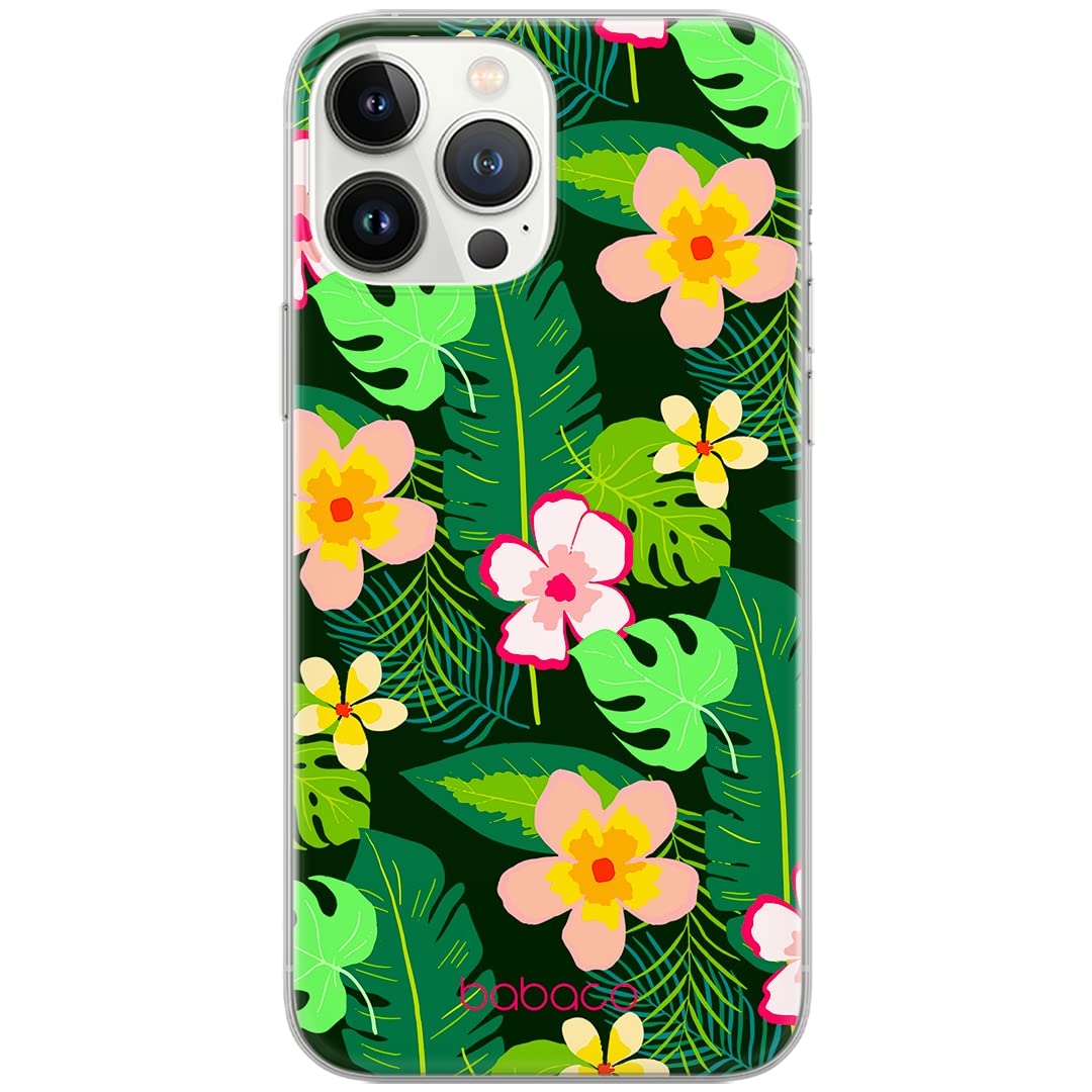 Babaco ERT GROUP mobile phone case for Apple Iphone 7 PLUS/ 8 PLUS original and officially Licensed pattern Flowers 019 optimally adapted to the shape of the mobile phone, case made of TPU