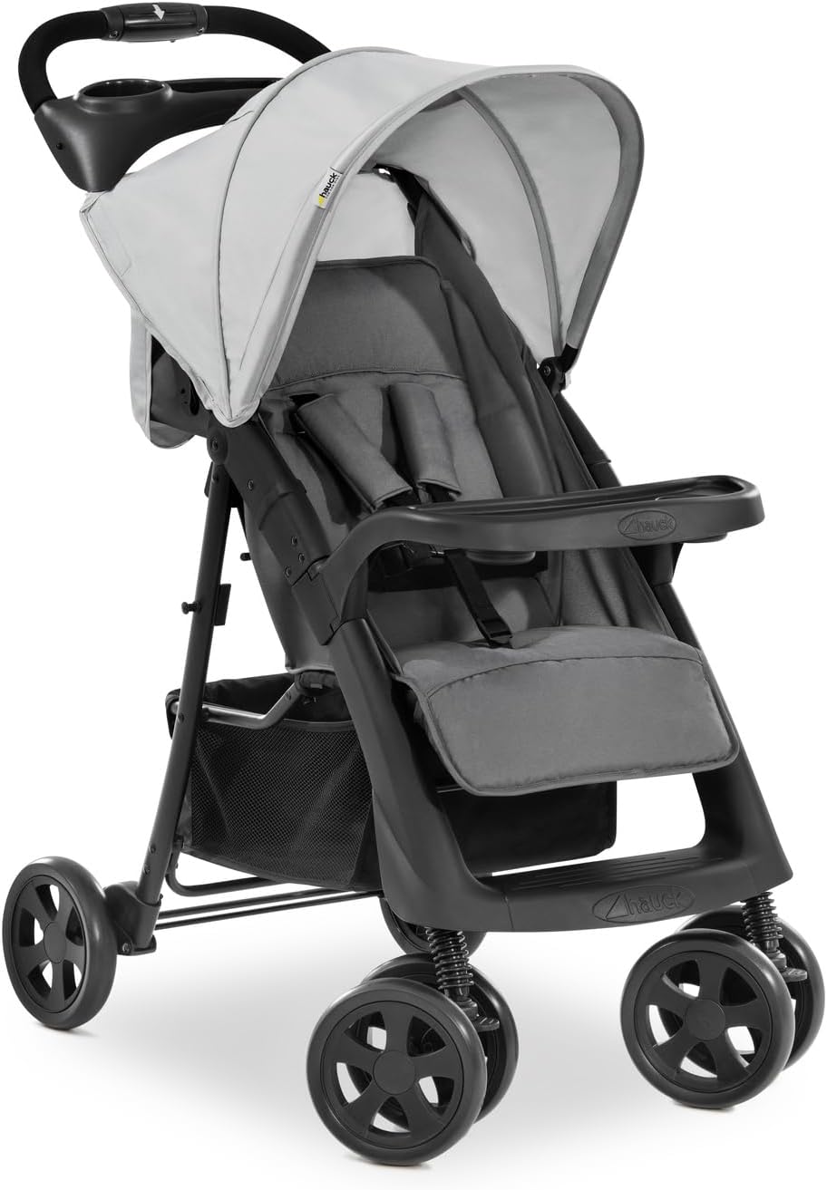 hauck Shopper Neo II Grey Lightweight Pushchair One-Hand Fold 22 kg