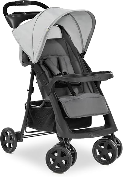 hauck Shopper Neo II Grey Lightweight Pushchair One-Hand Fold 22 kg