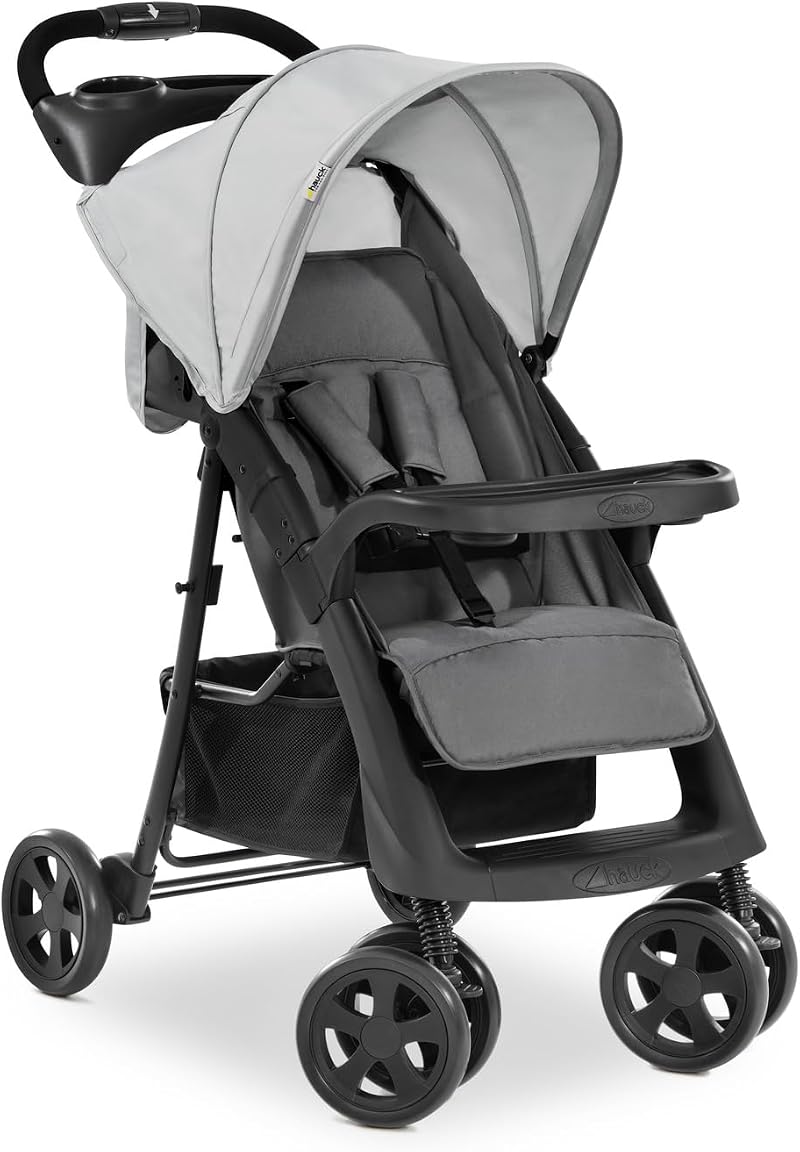 hauck Shopper Neo II Grey Lightweight Pushchair One-Hand Fold 22 kg
