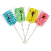 scorpion suckers (set of 4) (Premium pack) | Unique Novelty Scorpion Suckers, Adventurous Treat, Fun Gift for Daring Candy Lovers
