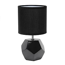 Simple Designs LT2065-BLK Round Prism Mini Table