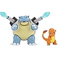 Pokémon Pokémon Battle Figure 2 Pack Blastoise & Charmander - 4.5-inch Blastoise Figure, 2-inch Charmander Figure - Toys for Kids Fans - Amazon Exclusive
