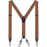 Men's Suspenders Hooks Heavy Duty Work trousers Suspenders for Men Adjustable Brace Elastic for Jeans Pants