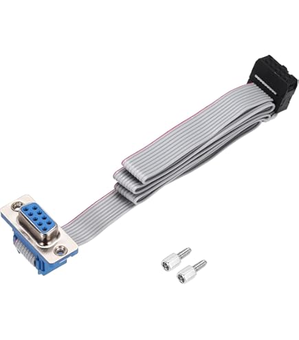 1Pcs D-SUB DB9 9 Pin Female Connector To IDC Female 10 Pin Flat Cable L 30cm - View #10