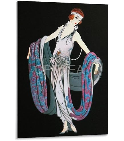 1528 エルテ 「エメラルドの夜」 印刷 Erte デザイナー インテリア 1528 エルテ 「エメラルドの夜」 印刷 Erte デザイナー