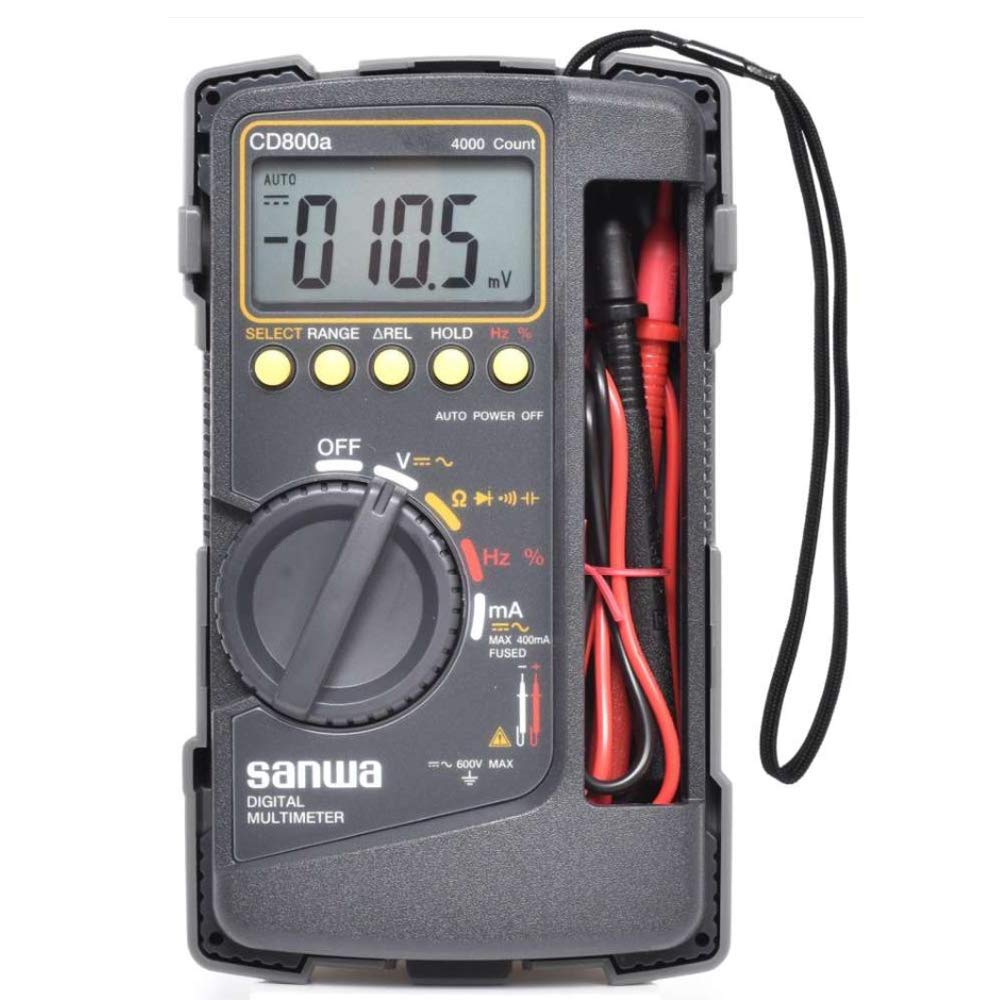 Sanwa Digital Multimeter Cd800a Cd 800a Dmm 4000 Volt Counter Tester