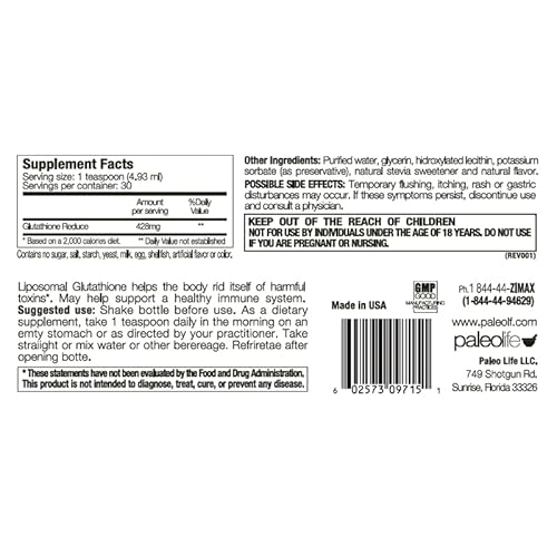 Premium Ultimate Liposomal Glutathione: Maximum Absorption with Enhanced  Liquid, Antioxidant & Detoxifier for Immune, Cardiovascular & Brain Support  5 Fl Oz. 30 Servings (1-Pack) in Kenya | Whizz Combinations