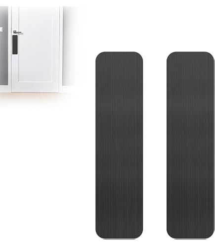 Deck The Door Dog Scratch Protection Plate – 6x30 Inch, Oil Rubbed Bronze, Anodized Aluminum, 3M Adhesive Mount