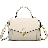 imeetu Genuine Leather Crossbody Bag for Women, Tote Bag Removable Shoulder Strap