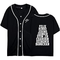 Amazon.com: Kpop Bangchan Felix Hyunjin Jersey Tshirt Jisung