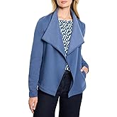 NIC+ZOE womens Lounge Around Moto Jacket