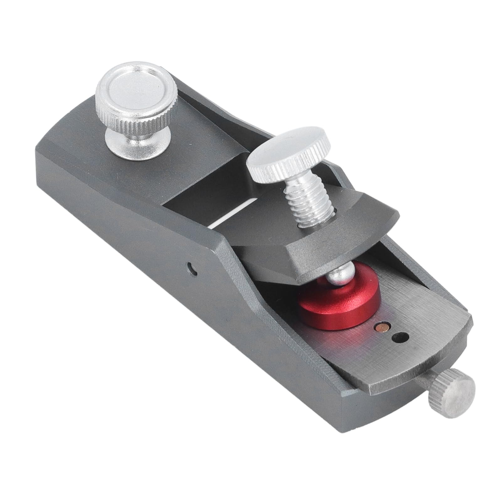 Luocute Aluminium Alloy Hand Planer, Mini Hand Planer, VG10 Steel Blade, Adjustable Cutting Thickness, Flat Bottom Trimming Plane for Woodworking