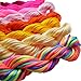 Pamir Tong Full-Colors 18bundles 180 Yards 2.0mm Satin/Rattail Silk Cord for Necklace Bracelet Beading Cord