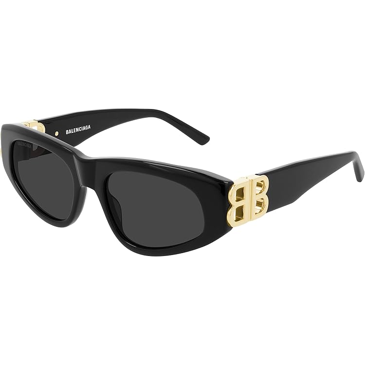 Amazon.com: Balenciaga BB0311SK Black/Dark Grey 53/21/140 women