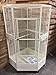 New Corner Open Playtop Parrot Bird Cage – r30″ X 64″H – 4 Colors Available 0714 Egg Shell Whitethumb 2