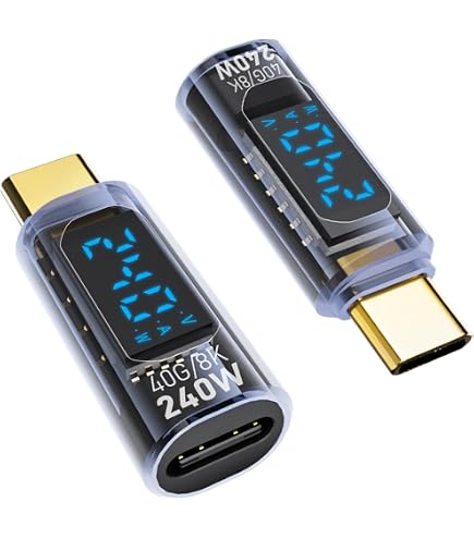 Produktbild von Chenyang 3er-Set USB-C Digitaladapter – 10 Gbit/s Daten & PD 36W/60W Ladeleistung Mit LED-Monitor