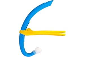 FINIS Stability Snorkel Jr - Swim Training Snorkel for Kids Ages 6-10 - Short Tube - Soft Mouthpiece