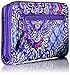 Vera Bradley Women's Cotton Turnlock Wallet, Lilac Tapestry, One Size