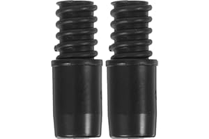 Generic 2pcs Broom Handle Threaded End Adapter for Extension Poles Versatile Connector for Metal Rods Easy Installation with 