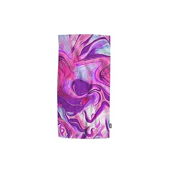 Amazon Com Mugod Swirl Towel Pink And Purple Swirl Print Seamless