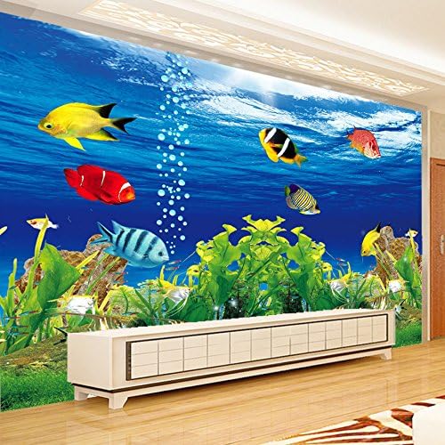 Custom Photo Wallpaper 3D Stereoscopic Ocean Aquarium Sofa TV Background Wall Decorations Living Room Modern Mural Wall Paper,5.3?