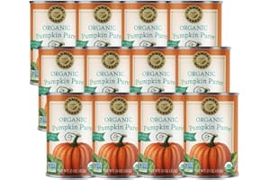 FARMER'S MARKET GOOD FOR YOU GOOD FOR THE WORLD Farmer's Market Organic Pumpkin Puree, 15 Ounce (Pack of 12 Cans)