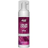 Splat Color Crush Bold Foam Hair Color, Pink, 5 oz., Refresh Vivid Colors in Just 10 Minutes, Lasts Up to 10 Washes, Buildable Foam Hair Product, Vegan & Cruelty Free