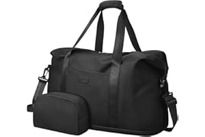 CAPOLO Expandable Travel Duffle Bags Weekender Overnight Bags for Women Men Hospital Bag for Women Labor Delivery with Toiletry Bag Waterproof