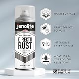 Jenolite Directorust Satin White Spray Paint 400ml Direct To Rust view 2