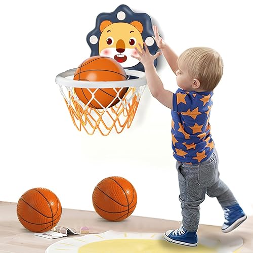 FKCOQ Indoor Mini Basketball Hoop for Toddlers Kids Boys,Christmas