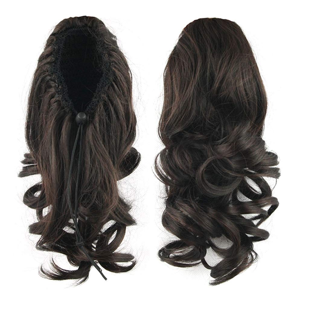 Ren 3 Piece Tying Rope Hair Bag Style Ponytail Long Curly Hair