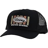 HOOEY Sudan Western Original Patch Trucker Hat – Adjustable Snapback Mesh Baseball Cap - Trucker Hat for Work & Casual Wear