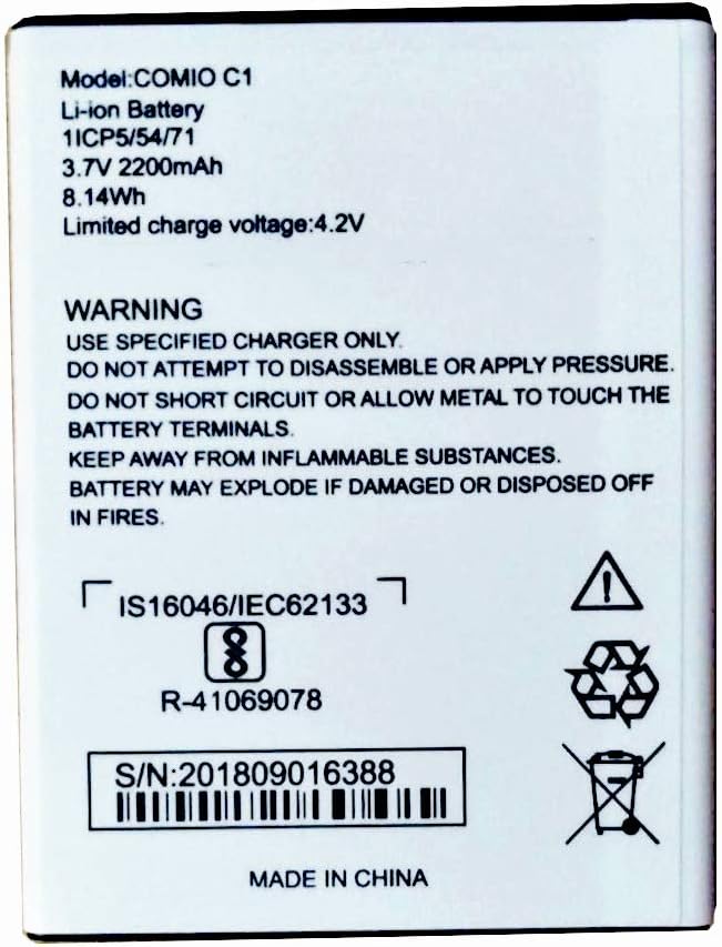 SROCK 2200 mAh Compatible Battery for Comio C1