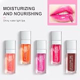 AOOWU Plumping Lip Oil Tinted Moisturizing Lip Gloss 5 Colors view 5