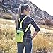 Inertia Gear 64 oz Water Bottle Holder Carrier w/Pockets Worn as a Sling or Backpack (Bottle Not Included) - Lime Green